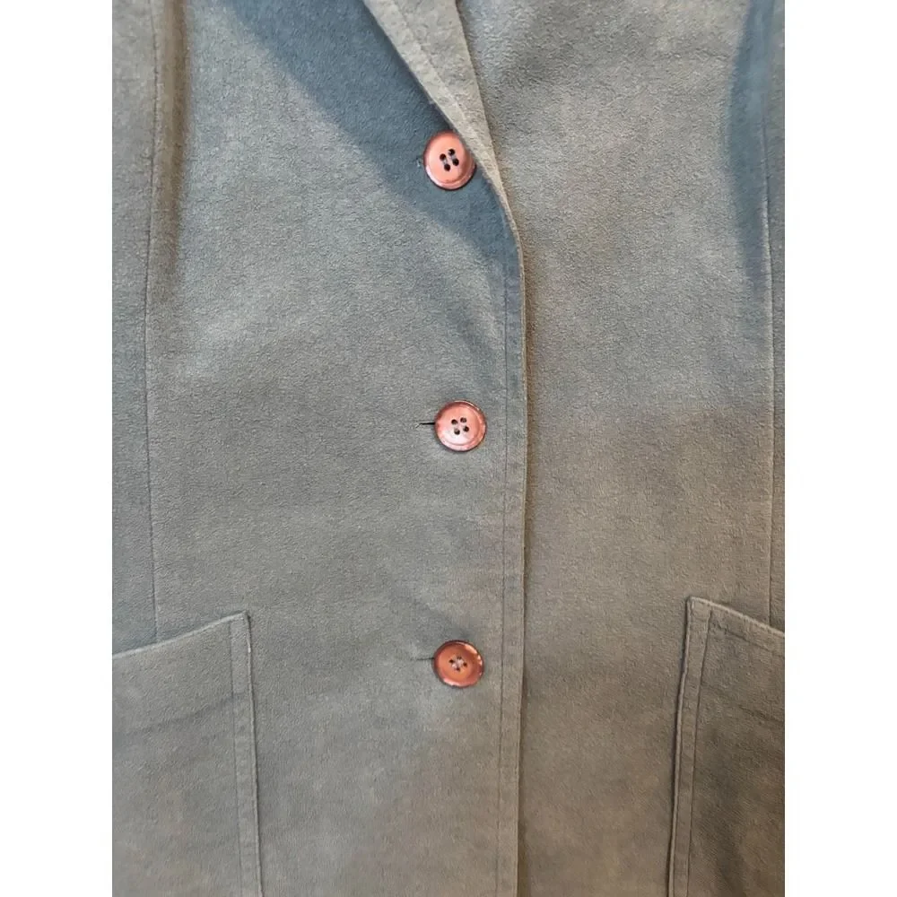 Abe Schrader Vintage Blazer Jacket Women's Career‎ Classic Blue Size 12 - Picture 5 of 5